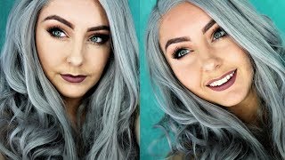 ASH GREY KRYSSMA WIG REVIEW WIG UNBOXING [upl. by Peih319]