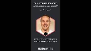 Christopher Schacht quotMein peinlichster Momentquot inkl Video  IDEALISTENPodcast [upl. by Romola]