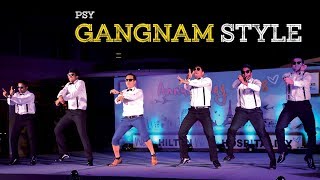 PSY  Gangnam Style Dance Performance  Hilton Hotel Bangalore  Annual Day 2018 [upl. by Tegdig67]