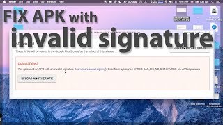 FIX APK with an invalid signature [upl. by Mallin]