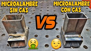 ✅ Micro Alambre Con Gas VS Micro Alambre Sin Gas ❌  JJ HERRERIA Y MÁS [upl. by Adnauqaj]