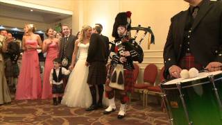 Thistle Piping at Emma and Johns Wedding  HD 720p [upl. by Rasecoiluj974]