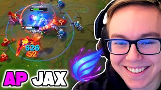 How TheBausffs wins games by inting on AP Jax Top Lane [upl. by Nonnelg]