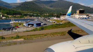 4K – Awesome Ketchikan Takeoff – Alaska Airlines – Boeing 737800 – KTN – N526AS – SCS Ep 1033 [upl. by Cheryl]