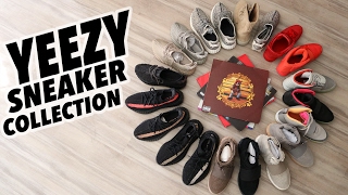 My Entire YEEZY Sneaker Collection 15 Pairs of Kanye West Sneakers [upl. by Bernstein246]