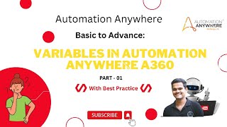 Variables in Automation Anywhere A360 [upl. by Frentz186]