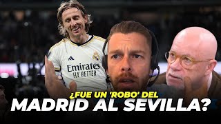 😳 ¿ROBO DEL REAL MADRID AL SEVILLA  Saltan chispas en el debate de SportPlus [upl. by Erdah]