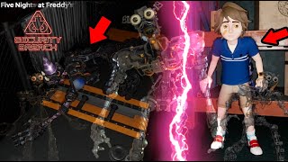 THE ENDO SKELETONS ATTACK  OUT OF BOUNDS SECRETS DISCOVERED  FNAF SECURITY BREACH PART 8 GAMEPLAY [upl. by Eireva]