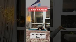 Unlock Halasana yoga health shorts youtubeshorts halasana backbend [upl. by Nimaynib]