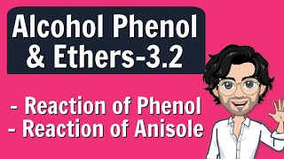 Reaction of Phenol amp Anisole  Class 12 Chemistry  Lecture 32 [upl. by Naxor885]