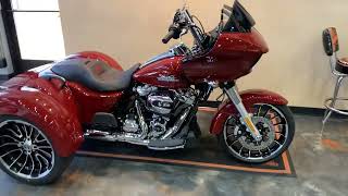 CUSTOM 2024 HarleyDavidson Road Glide 3 in Red RockFLTRT [upl. by Ahsiekin]