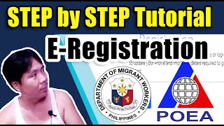 How to ERegistration Online 2023  Step by Step Tutorial  POEADMW Online ERegistration [upl. by Adnocahs59]