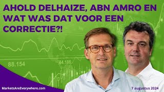 Ahold Delhaize ABN AMRO en wat was dat voor een correctie [upl. by Carvey]