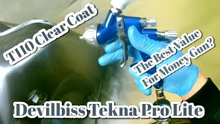 Devilbiss Tekna Pro Lite T110 For Clear Coat [upl. by Bolger369]