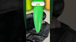 DIY Green Gel Polish  Vibrant Nail Color Mixing Tutorial 💚💅 nails nailart shorts [upl. by Odette151]