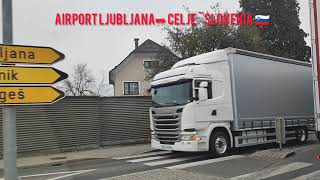 Driving from Airport Ljubljana to Celje Slovenia🇸🇮 itravelandsing [upl. by Ramah]