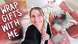 FAMILY DONT WATCH Last Minute Christmas Shopping oops amp Wrap Presents With Me  vlogmas day 21 [upl. by Boorman]