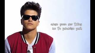 Bruno Mars  Locked Out Of Heaven  Lyric [upl. by Jacobine]