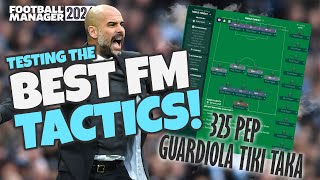 FM24 Tactics  325 pep Guardiola tiki taka  The Best Tactics of Football Manager 2024 [upl. by Eeltrebor]