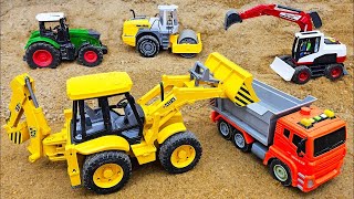 WADIAW Mencari dan Merakit Mobil Mobilan Truk Molen Besar Truk Oleng Tayo Excavator CraneBuldoser [upl. by Alimaj491]