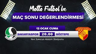 Sakaryaspor  Göztepe Maç Sonu Değerlendirmesi [upl. by Celinda]