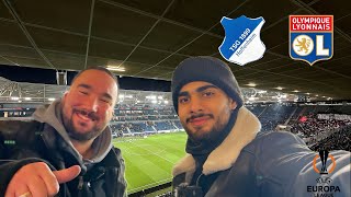 BÖLLER 🧨 UNGLAUBLICHE SCHLUSSPHASE 🤯😱Tsg Hoffenheim vs Olympique Lyon Stadionvlog🏟️ [upl. by Gilboa]