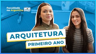 Como é o PRIMEIRO ANO de ARQUITETURA  Arquitetura na FADU [upl. by Strenta]