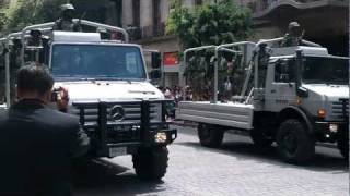 Desfile Bicentenario Mexico Unimogs Land Rovers Urales [upl. by Magena659]