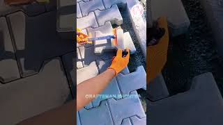 Sidewalk tile edge installation tool [upl. by Kono]