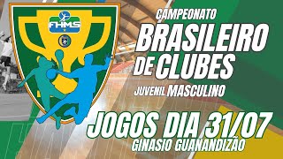 CAMP BRASILEIRO de HANDEBOL 2024  JUVENIL MASC  31072024  EC PINHEIROS SP X GHC  PI [upl. by Pickering]