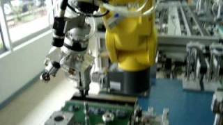 Vision Artificial montada sobre el Robot de SMC [upl. by Tavia]