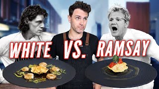 Lobster Ravioli CAGE MATCH Gordon Ramsay vs Marco Pierre White [upl. by Gasparo]