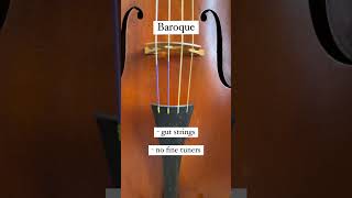 Modern Cello vs Baroque Cello or violinstrings [upl. by Immak]