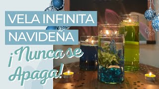 ¡HAZ UNA HERMOSA VELA INFINITA NAVIDEÑA 🕯 🎄 [upl. by Hopfinger]