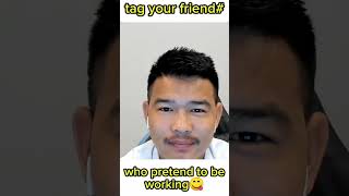 how to not to work while youre working with your friendfunny subscribe highlightsyoutubeshorts [upl. by Meehyrb609]