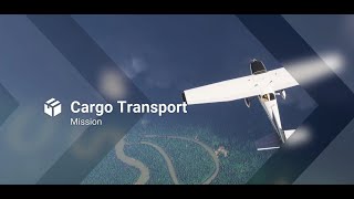 MSFS 2024 Career Mode Part 5  Cargo Transport Mission  10x Sped Up [upl. by Aihsenak531]