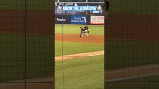 Situational Awareness Easy play for 2B much harder play for 1B Baseball ⚾️ Life MA2tv MILB [upl. by Aritak]