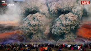 Horrifying News Today Second Geyser Eruption Rages Pavement Shattered to Pieces [upl. by Wrand]