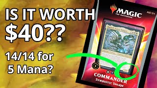 MTG Symbiotic Swarm CommanderEDH precon deck unboxing  first impressions [upl. by Nariko]