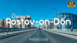 Driving in RostovonDon from Voroshilovskiy avenue to Koroleva avenue  Russia 4k 60 fps [upl. by Bor983]