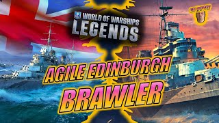 Brawling Agile Edinburgh World of Warships Legends Xbox Series X 4K [upl. by Tallou]