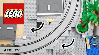 Adding Train Curves amp New LEGO Roads [upl. by Akalam267]