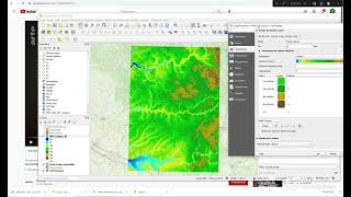 QGIS  symbologie dun MNT  création dune palette de couleur [upl. by Bills]