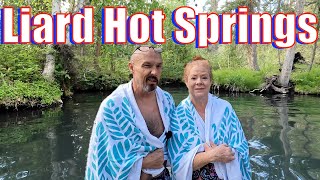 Exploring Liard Hot Springs In Canada Along The Alaska Highway [upl. by Ronn]