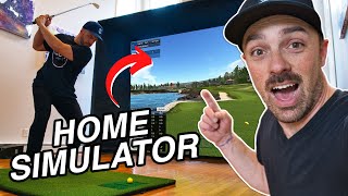 AFFORDABLE AND EASY HOME GOLF SIMULATOR BUILD [upl. by Loggia428]