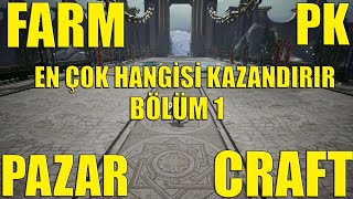 Rise Online En Çok Hangisi Kazandırır  Farm Pk Pazar Craft Bölüm 1 [upl. by Ivo]