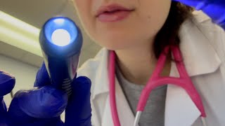 ASMR Full Comprehensive Head to Toe Physical Examination Soft Spoken Real Medical Office [upl. by Lonnie]