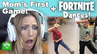 HobbyMoms First Fortnite and Dances [upl. by Brynne]