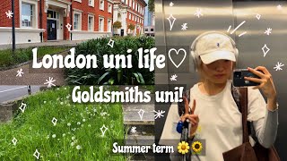 London uni life  summer term vlog Goldsmiths uni [upl. by Epolulot886]