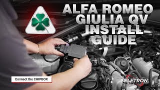 CHIPBOX® Install Guide Alfa Romeo Giulia Quadrifoglio 29 Turbo  Seletron Performance Chip [upl. by Ynned]